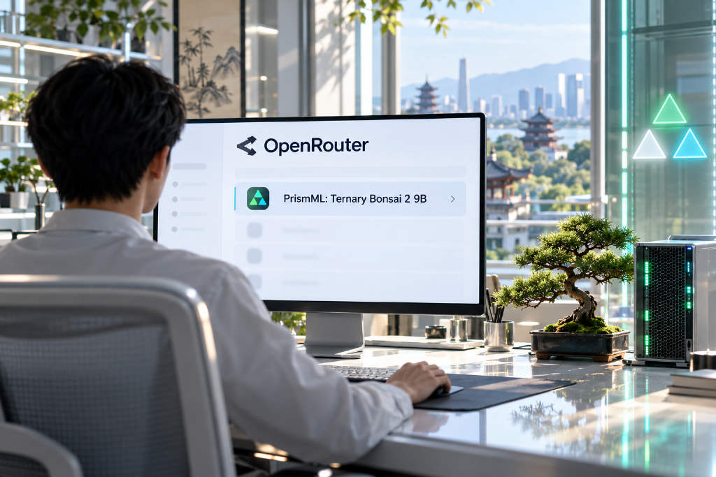 OpenRouter 上架 PrismML Ternary Bonsai 2 9B 模型