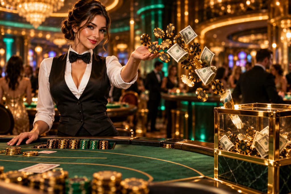 How Dealer Tips Are Handled at a Casino