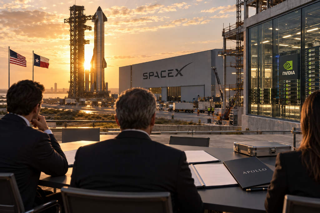 SpaceX据报拟发债400亿美元采购英伟达AI芯片