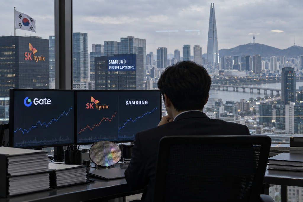 Gate 韩股股票合约交易升温,SKHX 与 SAMSUNG 持仓居前