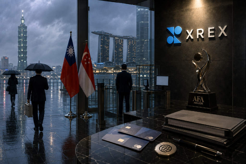XREX集团获首届AFA Awards监理合规卓越奖,台湾与新加坡合规布局受肯定