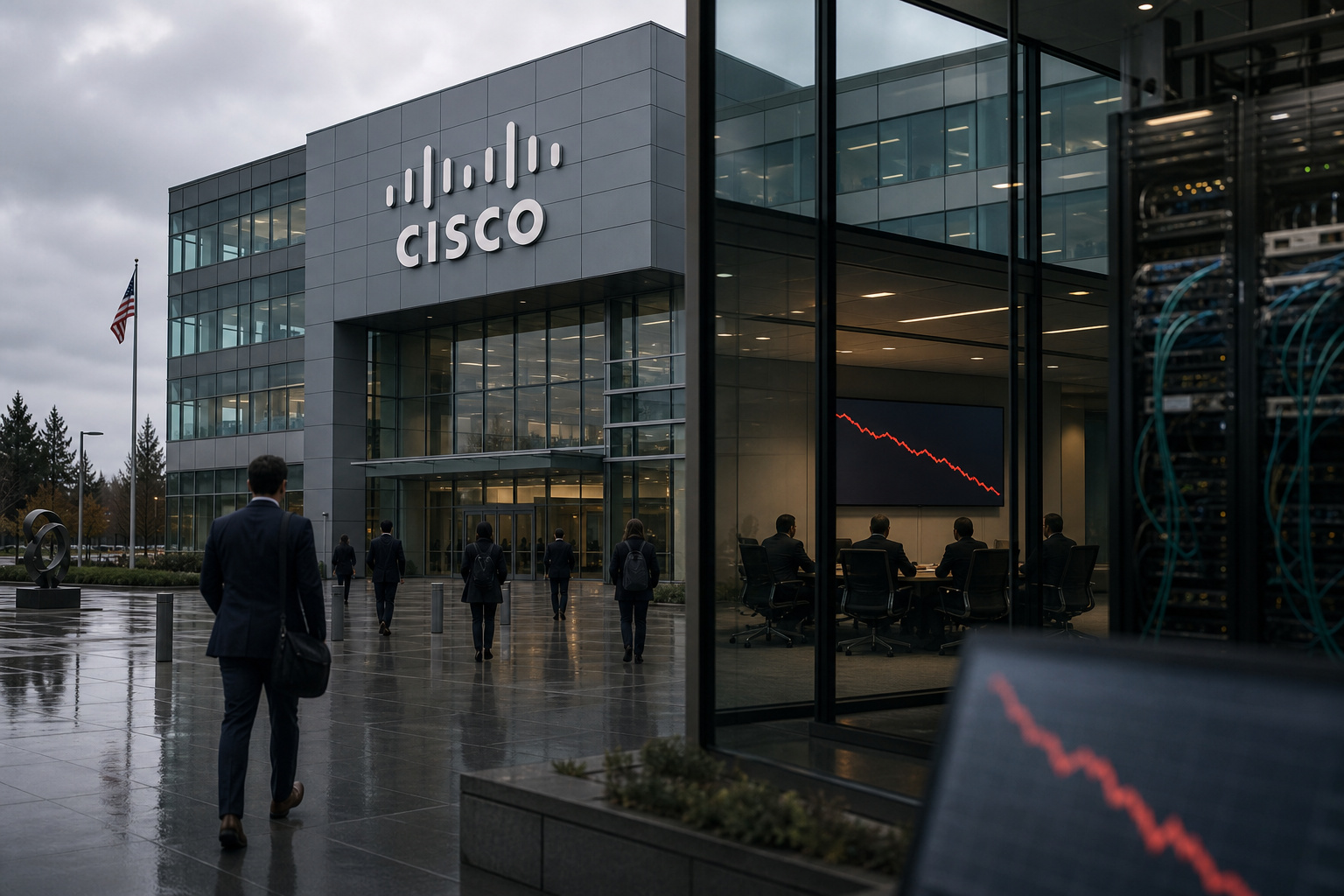 Cisco Beats Q4 Revenue Estimates, Guides FY2027 EPS Above Consensus; Stock Slides 4.1% After Hours