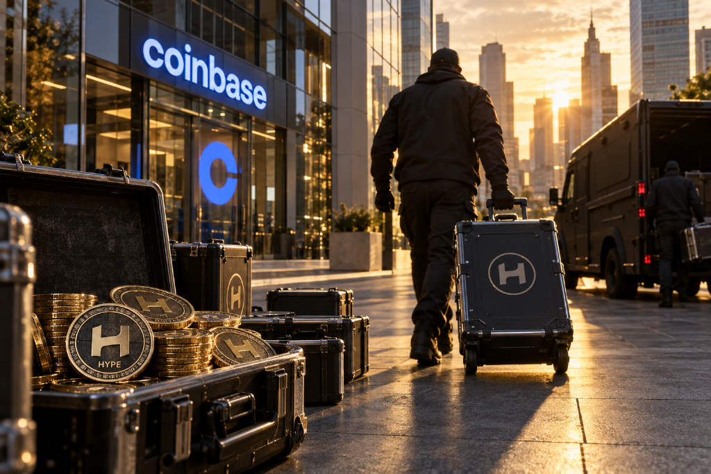 HYPE 鲸鱼再从 Coinbase 提币,9 天累计囤积约 10.8 万枚