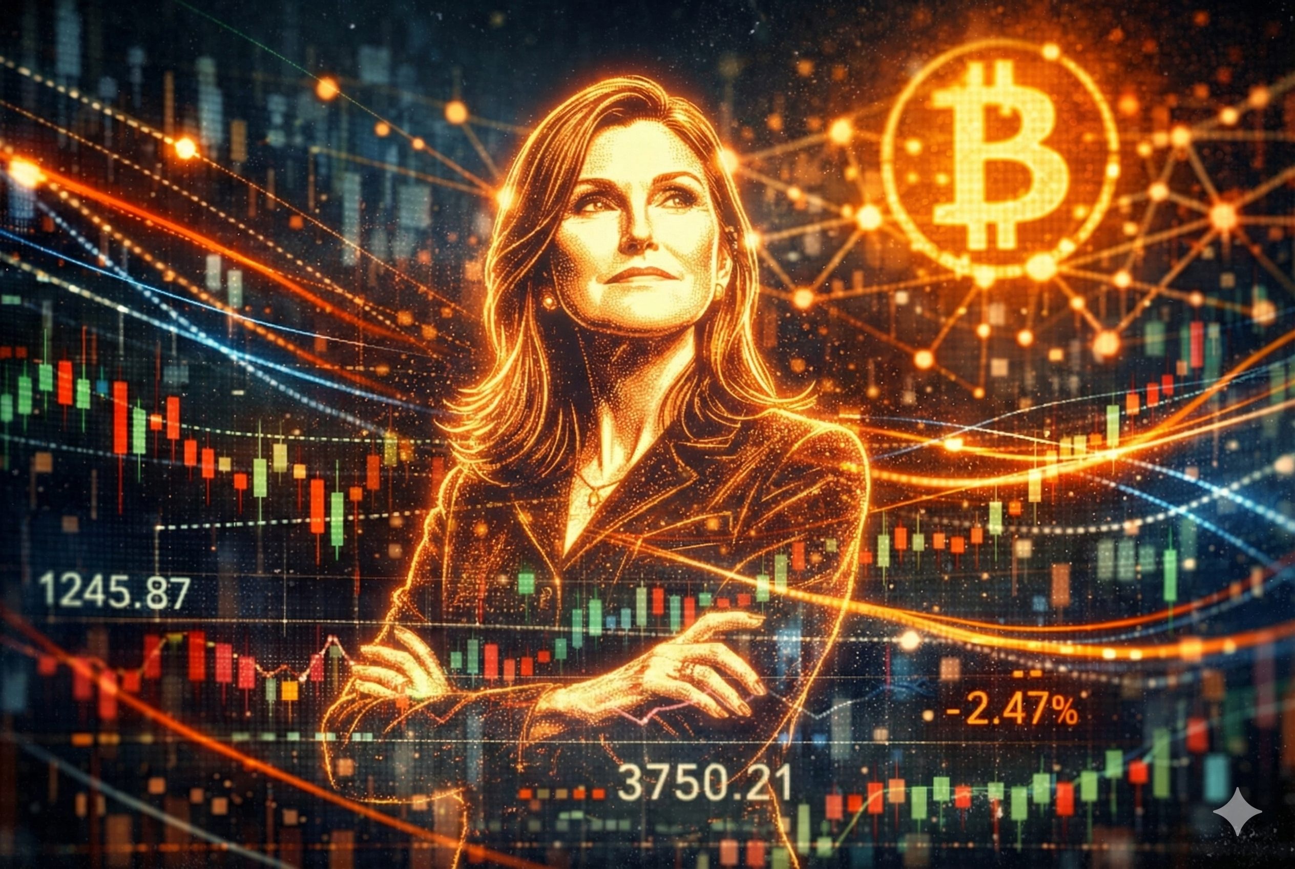 ARK 2026展望:Cathie Wood称比特币与资产低相关,风险分散利器