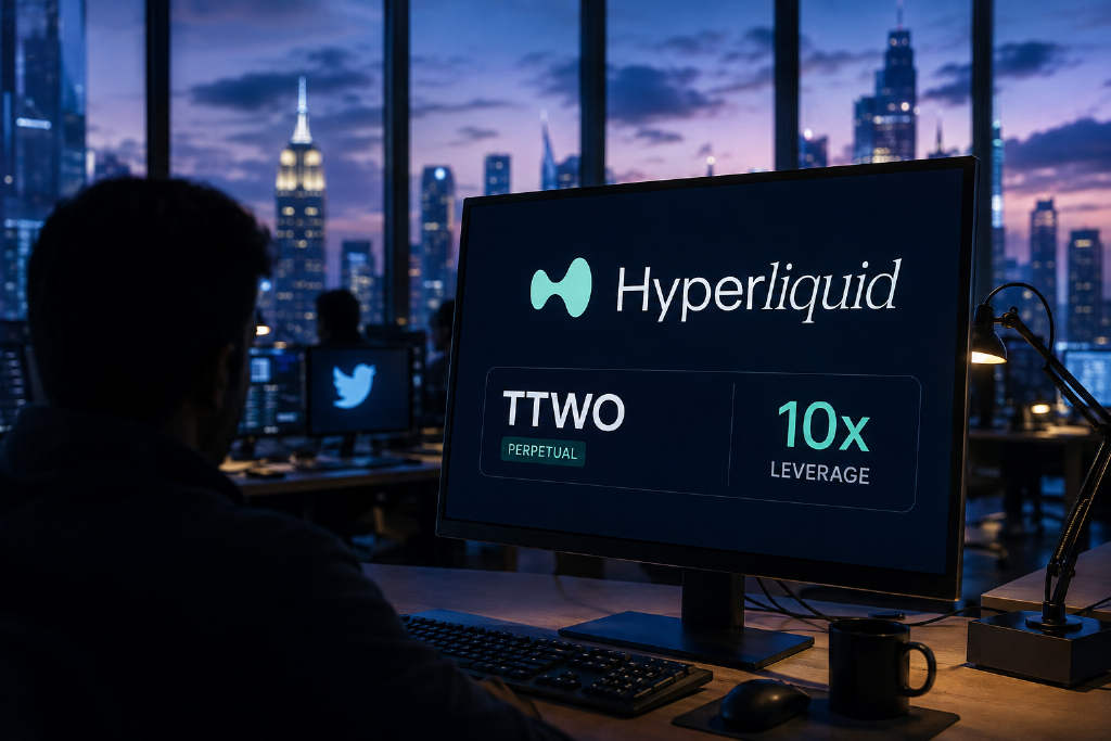 Hyperliquid 上线 TTWO,支持 10 倍杠杆交易