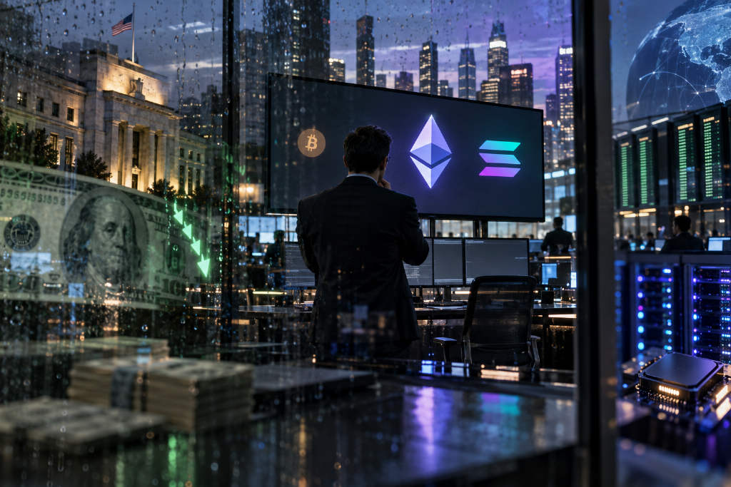 Raoul Pal says a weaker dollar could reopen the lane for crypto as AI capital rotation lifts Ethereum and Solana