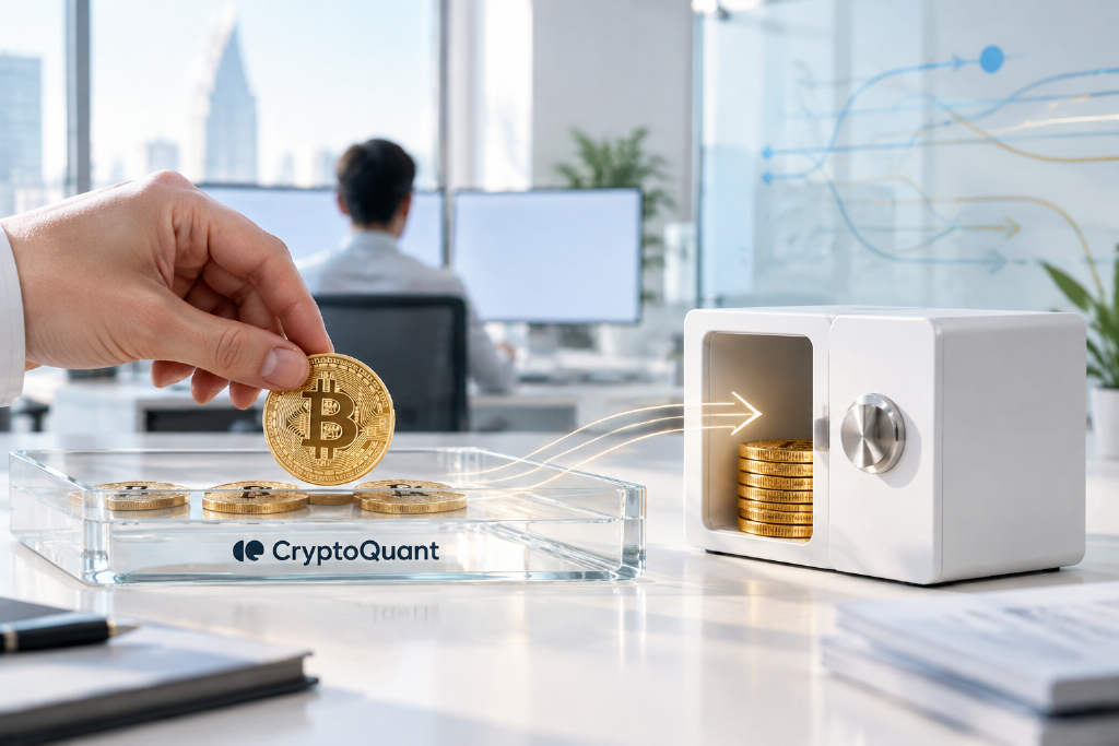 CryptoQuant:上周市场吸收 220,374 枚 BTC,交易所净流量仍为负