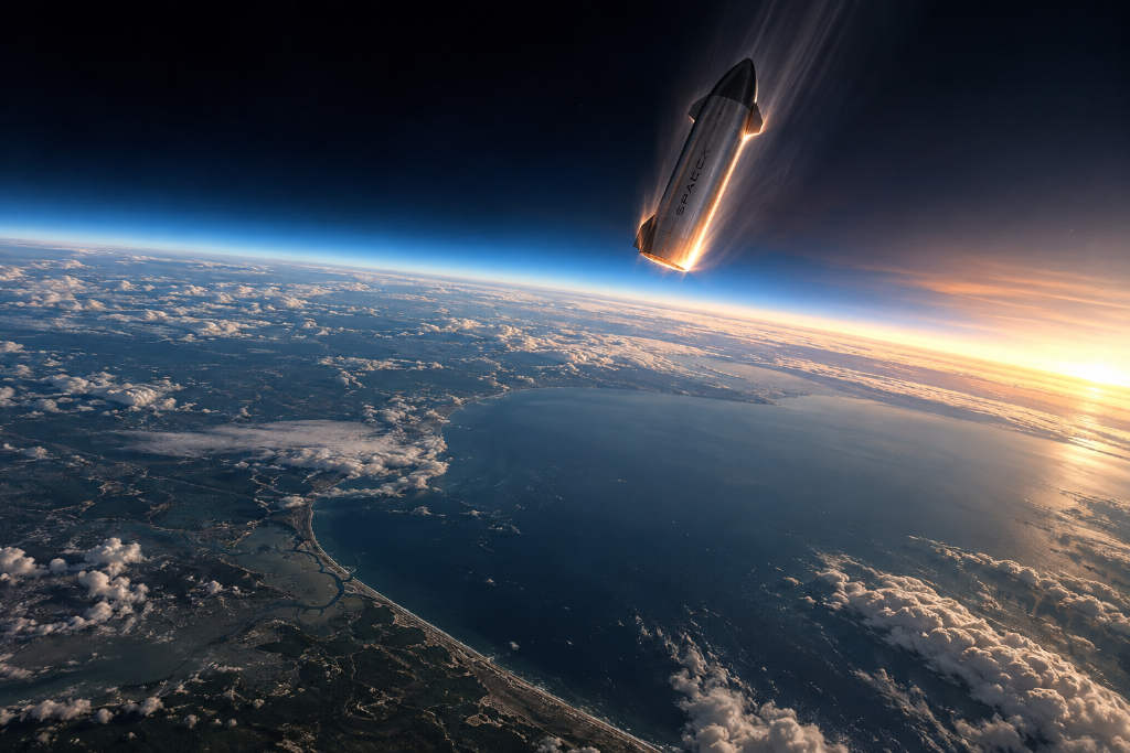 SpaceX Says Starship Is Returning to Earth From Space