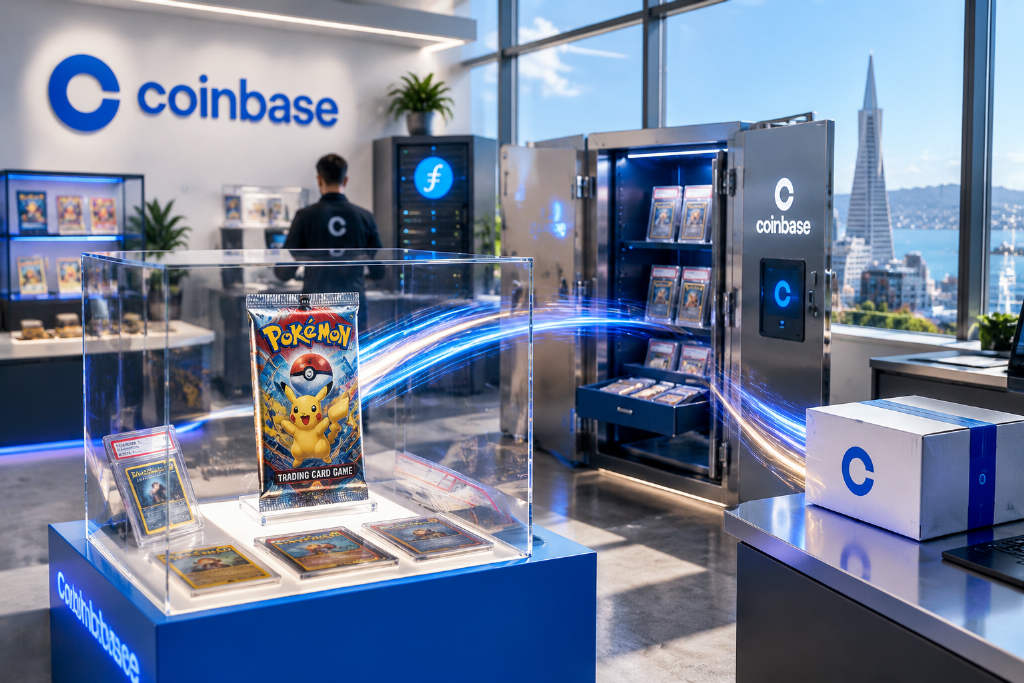 Coinbase预告实物支持的宝可梦卡包产品
