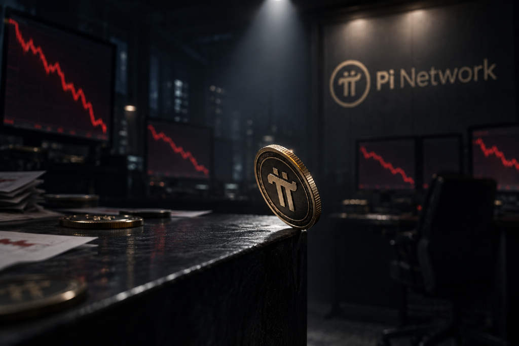 Pi Network 市值跌破 10 亿美元,PI 七日跌 10%