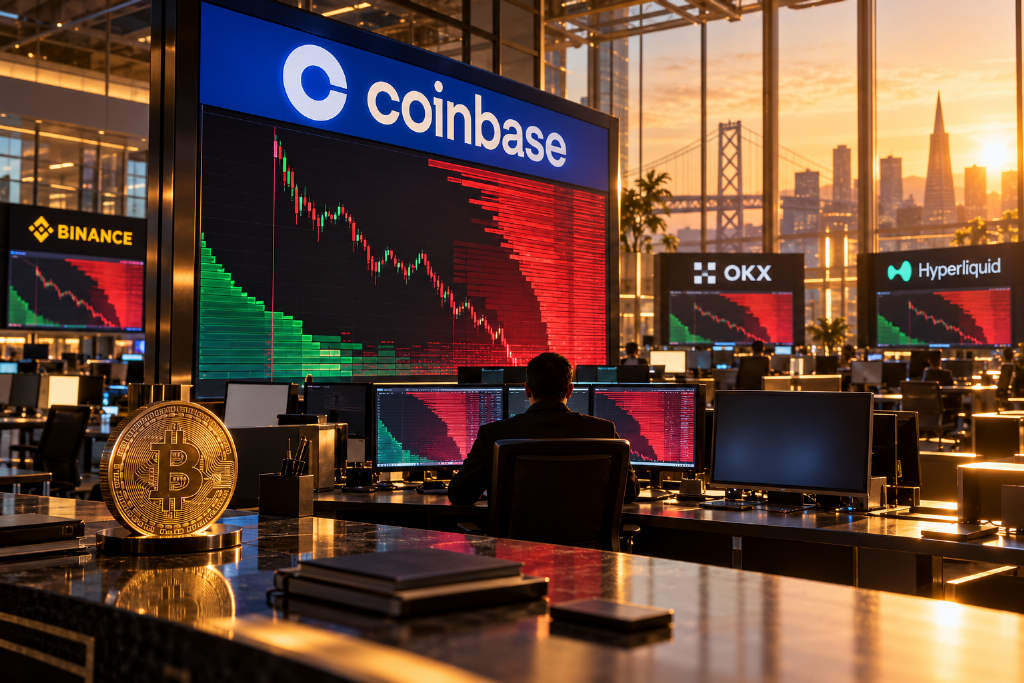 Liquid247:Coinbase 现货 BTC 卖盘厚于买盘