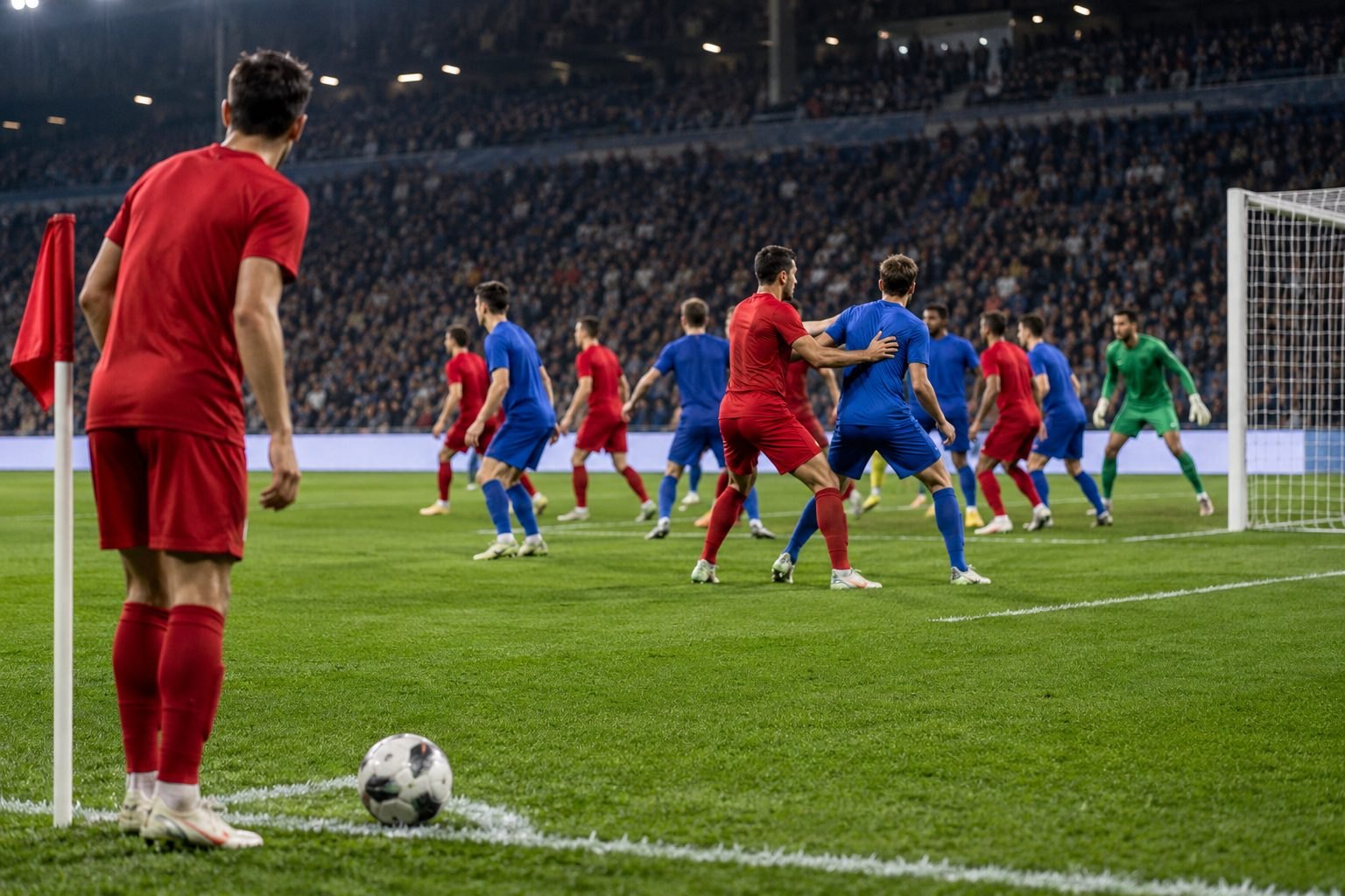 Can VAR check fouls before a corner kick?