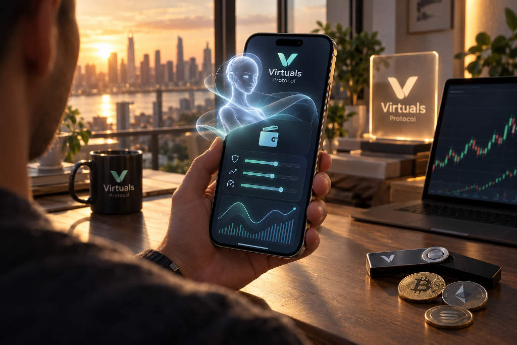 Virtuals Protocol 推出 iOS 封测版应用,支持 AI 代管钱包与限额交易