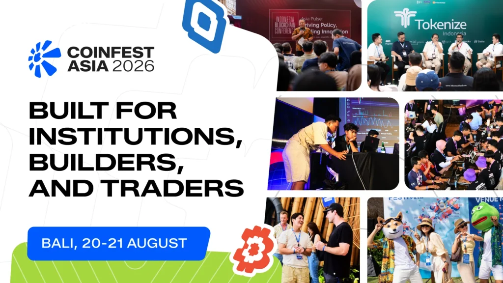 Coinfest Asia 2026 将于 8 月在巴厘岛举行,聚焦机构、开发者与交易者