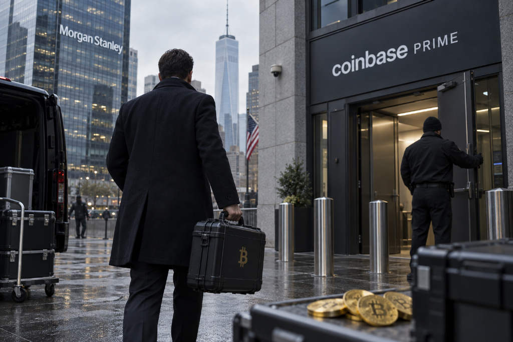 摩根士丹利旗下 MSBT 已从 Coinbase Prime 提取 123.21 枚比特币