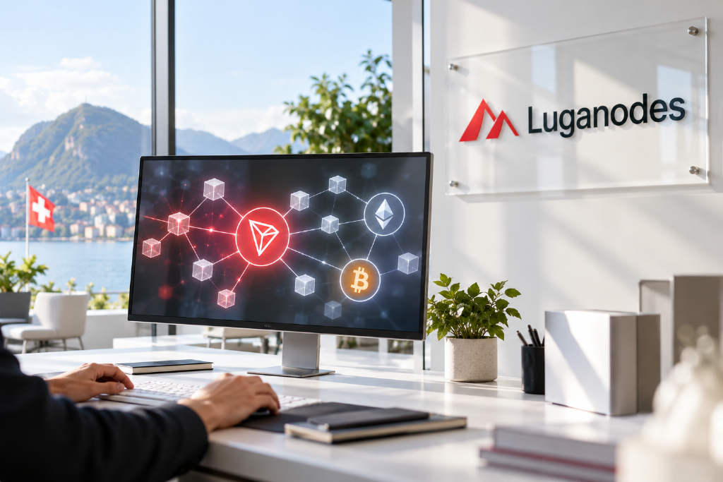 Luganodes opens TRON RPC access with 25 million free compute units per month