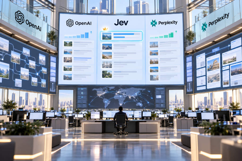 Parallel tests eight decision models, with Jev leading early and OpenAI closing the gap after prompt tuning