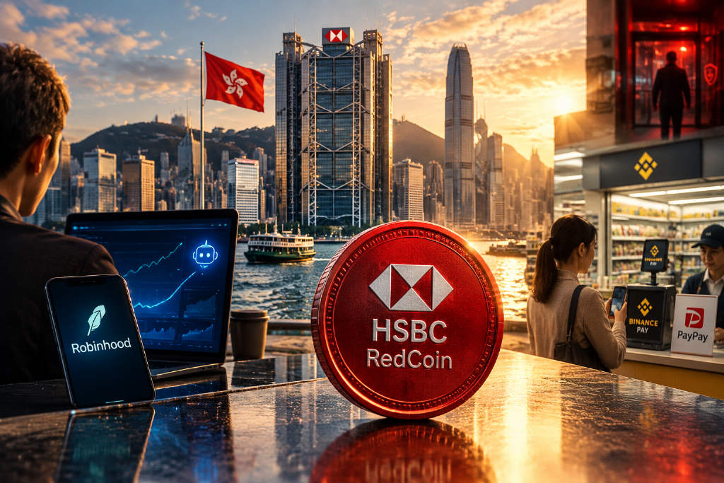 Robinhood unveils AI trading agents and 10x crypto perpetuals as HSBC names Hong Kong stablecoin RedCoin