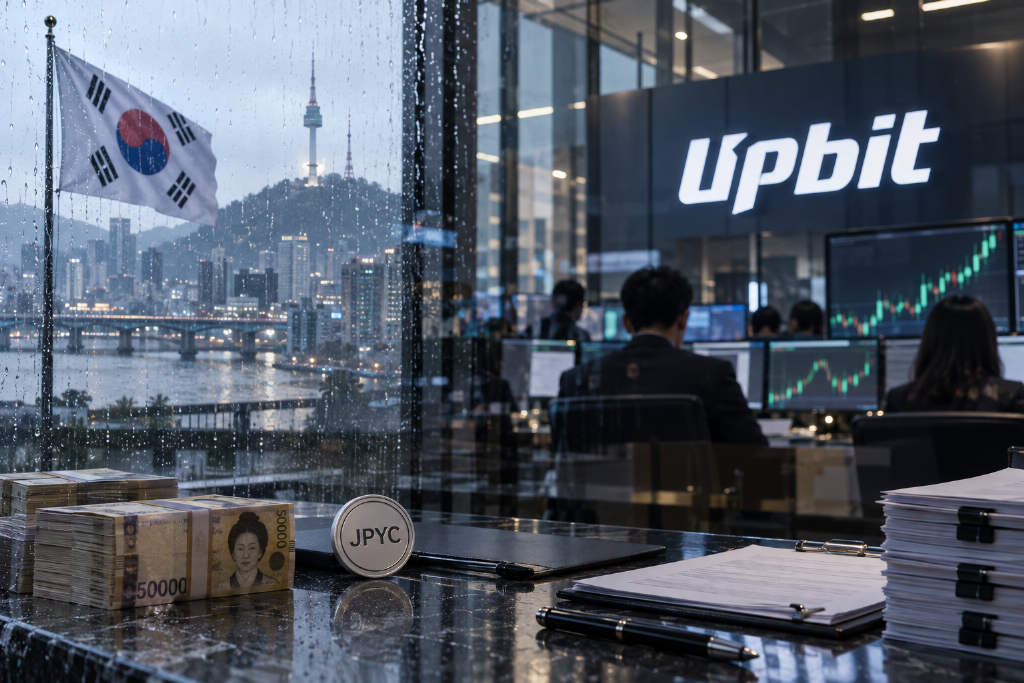 韩国评估引入加密做市机制,此前 JPYC 在 Upbit 一度偏离锚定 4 倍