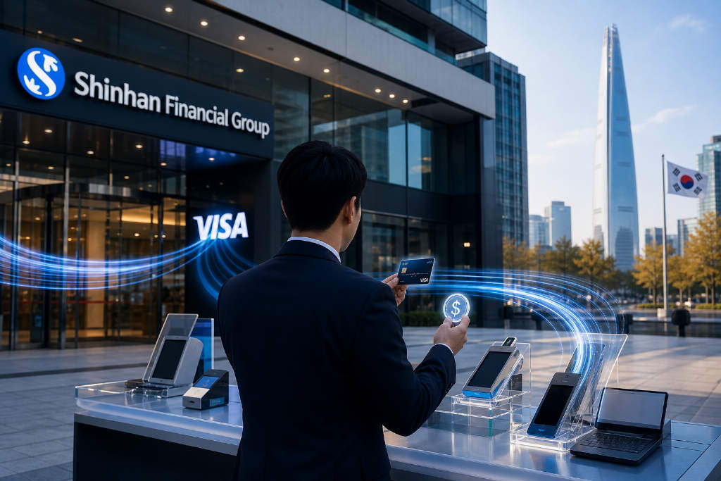 Shinhan Financial and Visa sign strategic deal focused on stablecoin testing and payments