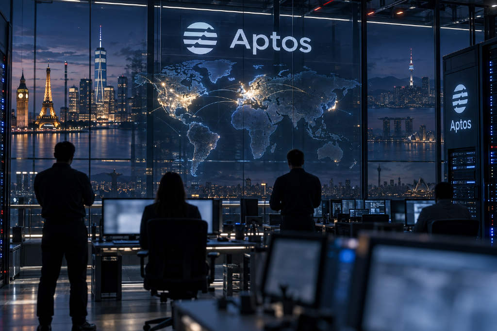 Aptos validator count fell 42% in under two years as node distribution narrowed to Europe and the Americas