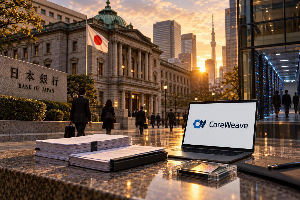 CoreWeave再推融资安排,长鑫拟布局NAND,日本央行加息25个基点