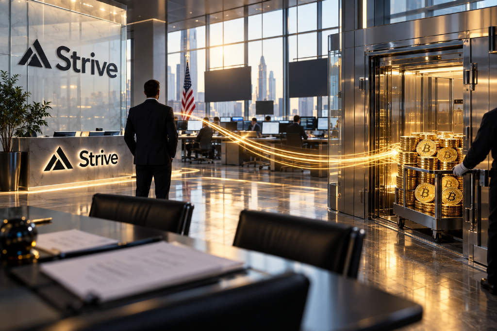 Strive 再购入 1107 枚比特币,总持仓升至 27462 枚