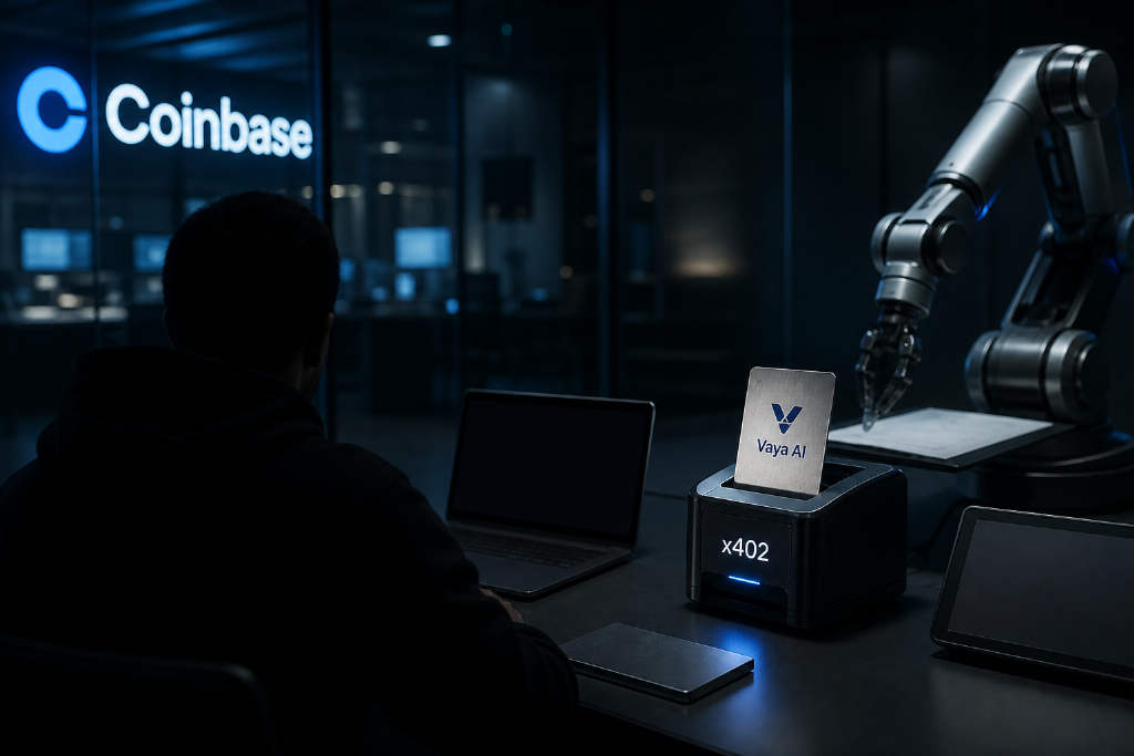 Brian Armstrong:Vaya AI 上线,代理可获信用额度并通过 x402 协议代用户执行任务