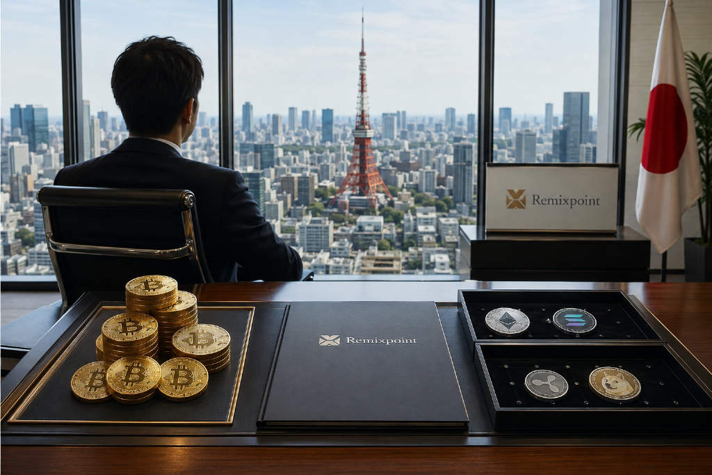 Japan Treasury Firm Remixpoint Holds ~1,506 BTC at Average Cost of $68,000
