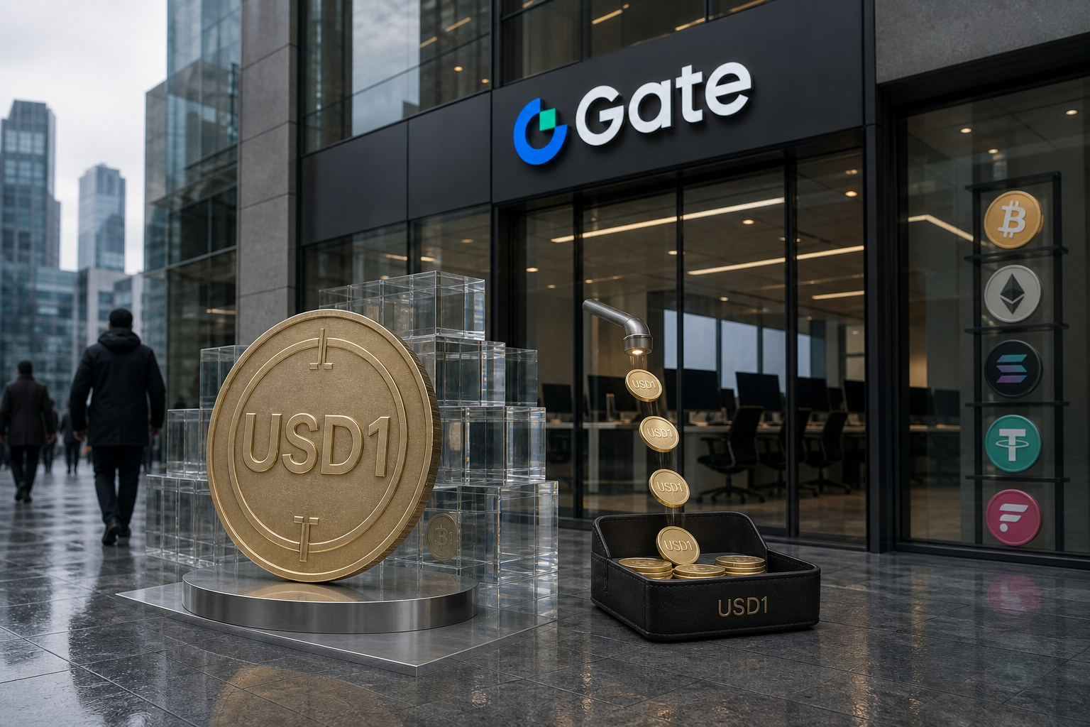Gate USD1持仓达6.0854亿美元,持币生息预估年化收益10%