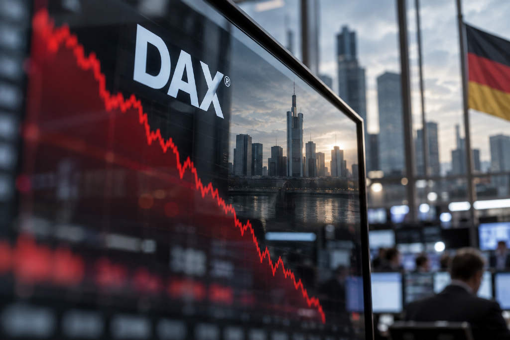 德国 DAX 40 跌至 25600 点附近,24 小时跌 1.4%