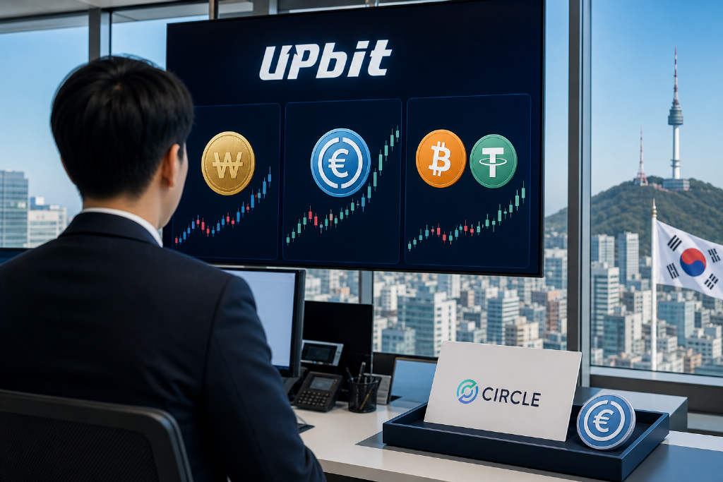 Upbit to list EURC with KRW, BTC and USDT trading pairs