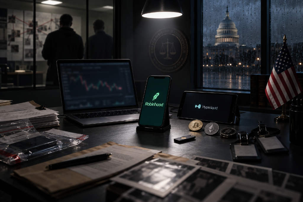 两名 Robinhood 工程师被控利用上币信息交易加密永续合约