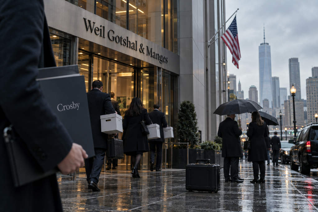 AI 律所 Crosby 出价竞购 Weil Gotshal 部分资产