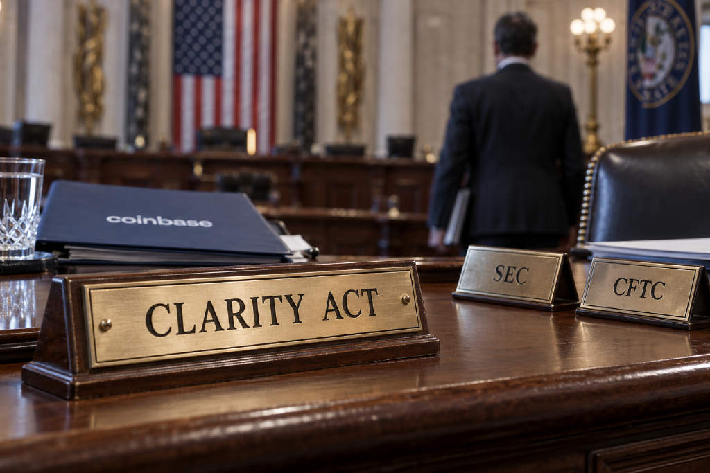 Brian Armstrong:参议院无论是否通过 Clarity Act,加密业都将迎来监管明确性