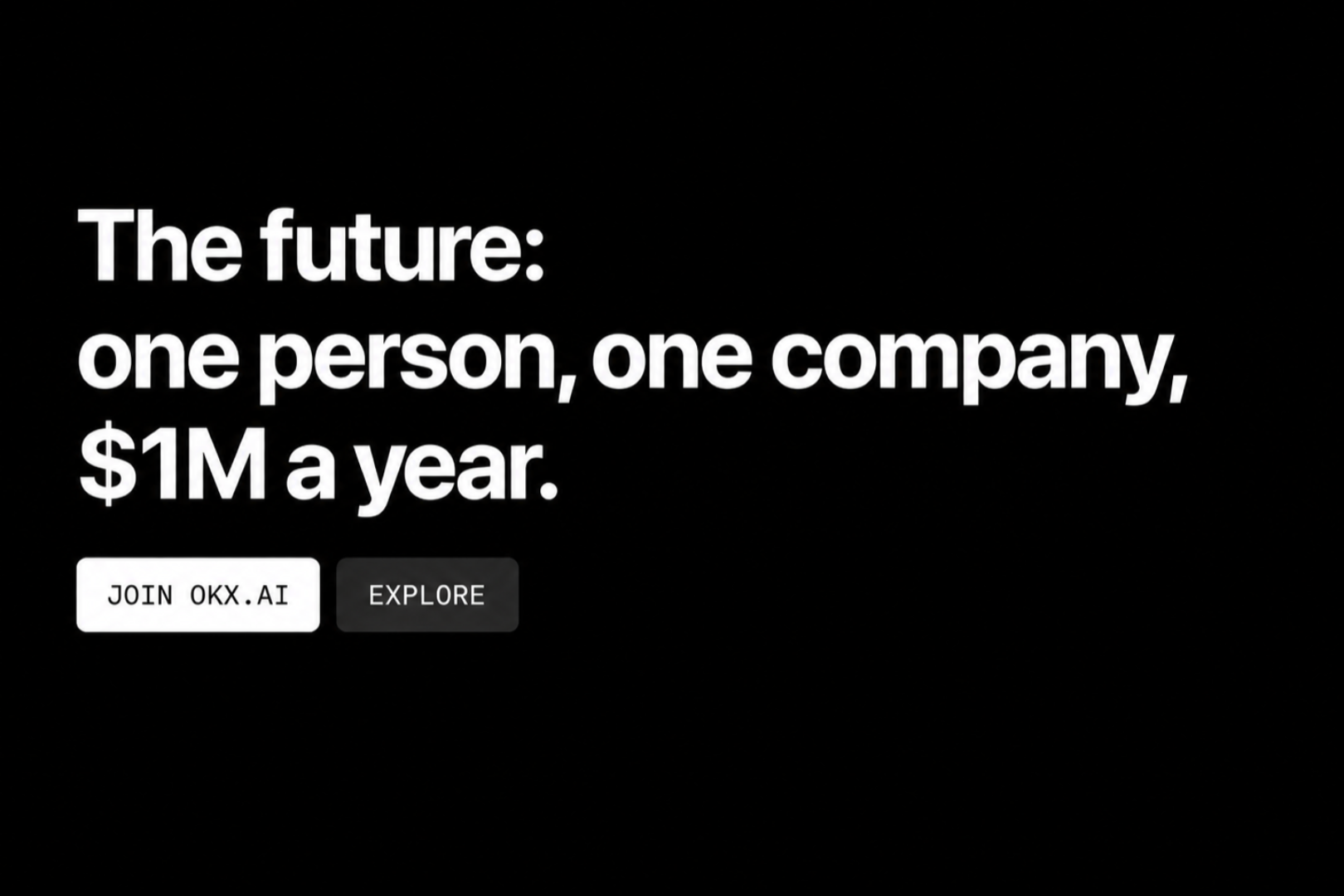 OKX Star: The Agentic Economy Is Here — One Person Can Run a World-Class Company