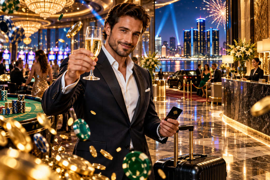 底特律 Greektown 的免费房怎么来的:Hollywood Casino 酒店优惠机制