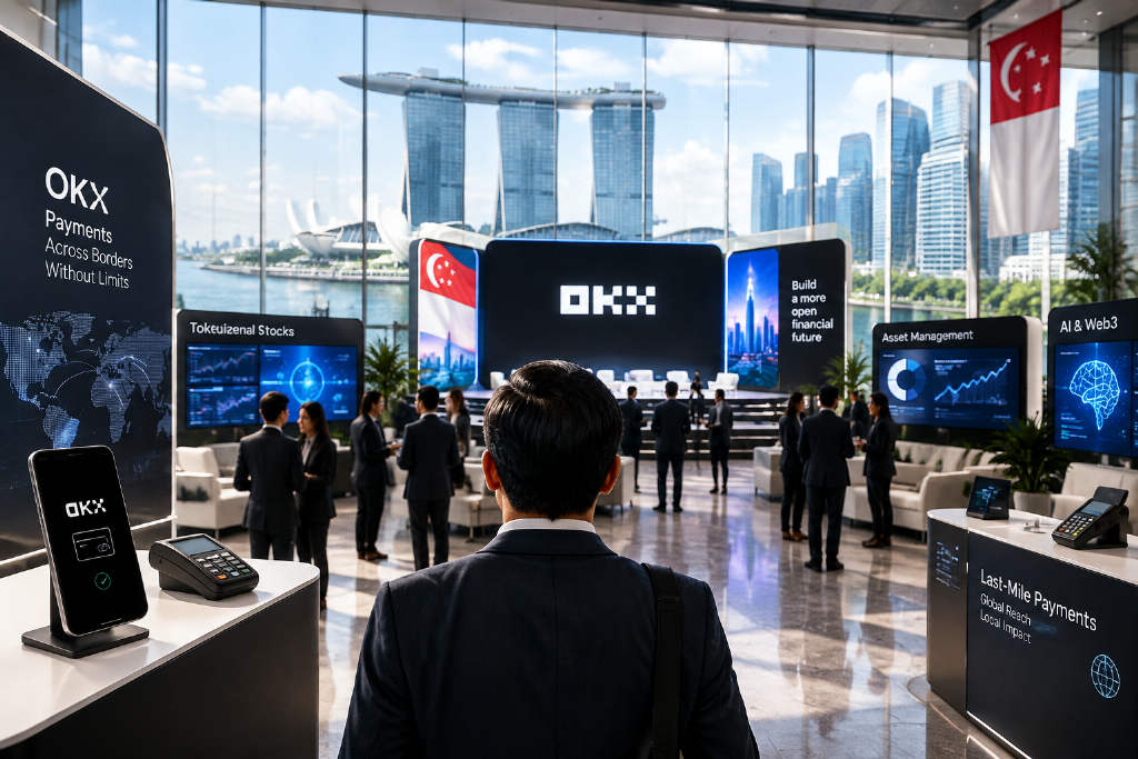 OKX maps out global fintech push in Singapore, tying payments, trading and asset services together