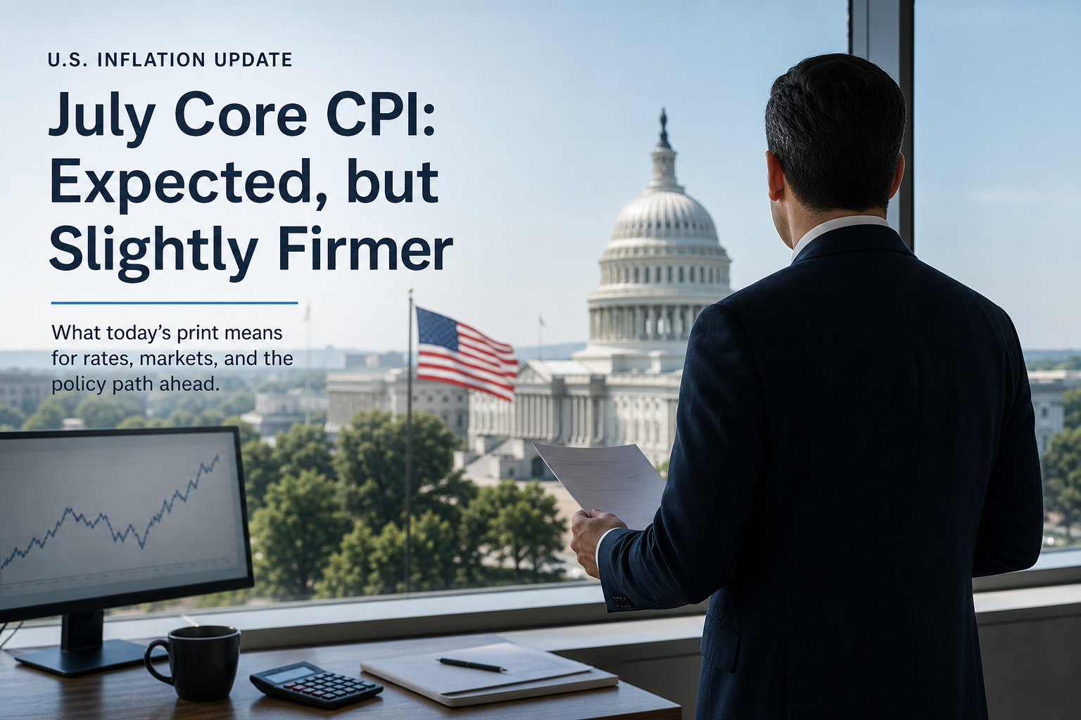 美国 7 月核心 CPI 月率录得 0.2%