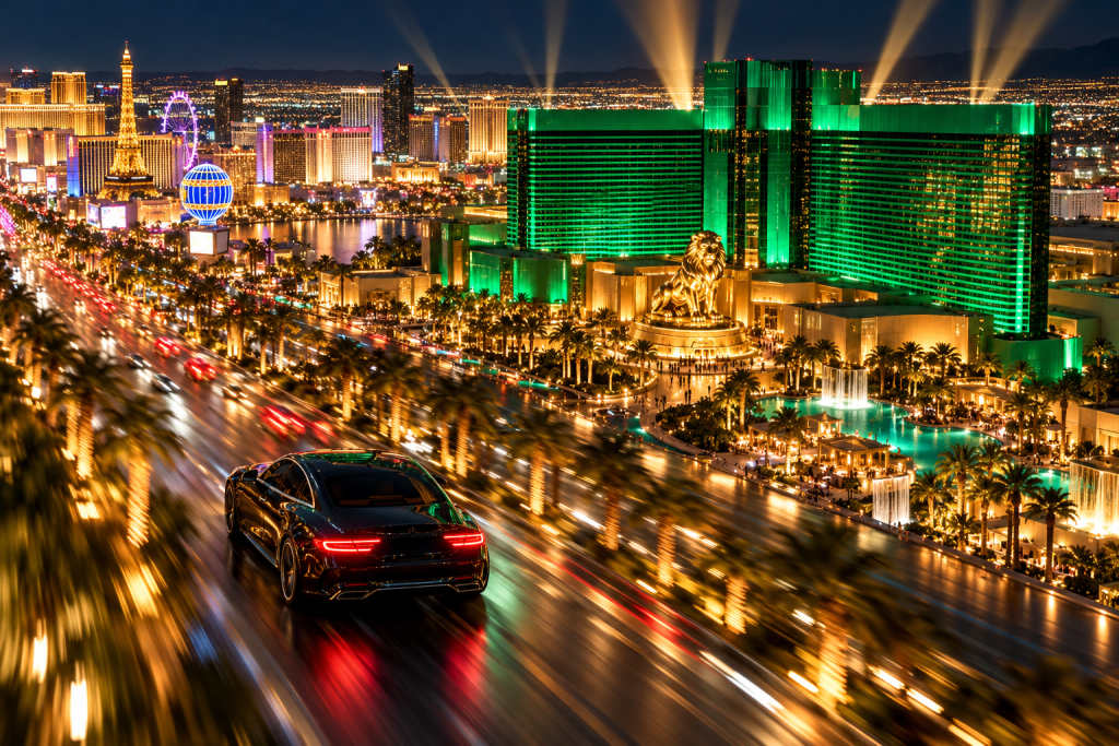 MGM Grand 的固定坐标与距离计算方法