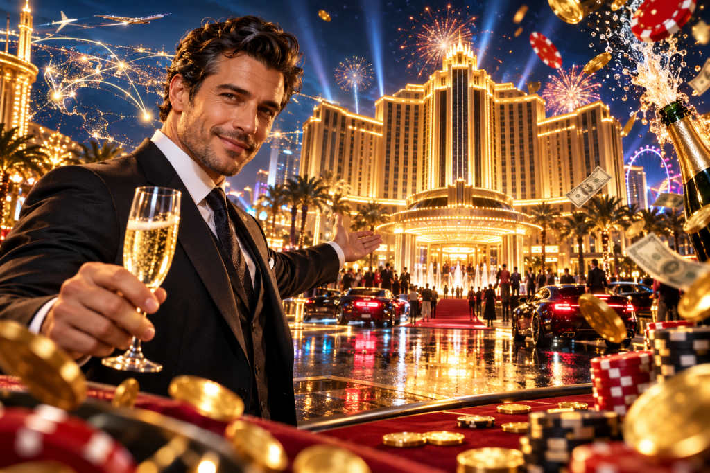 Golden Nugget Casino Las Vegas: Fixed Location and Documented Straight-Line Distances