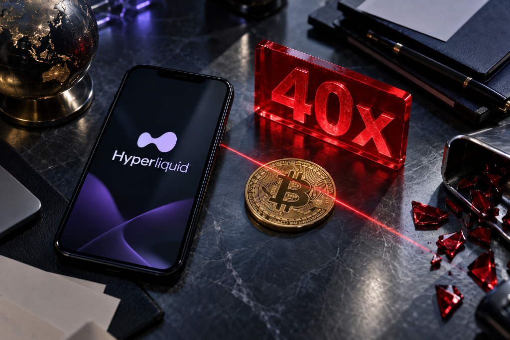 新建地址在 Hyperliquid 40 倍杠杆做多 54.1 枚 BTC