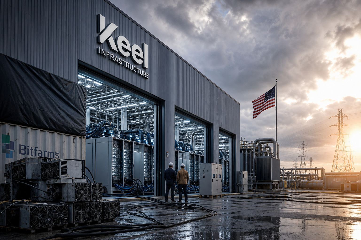 Keel Infrastructure关闭美国比特币挖矿业务 转投AI数据中心
