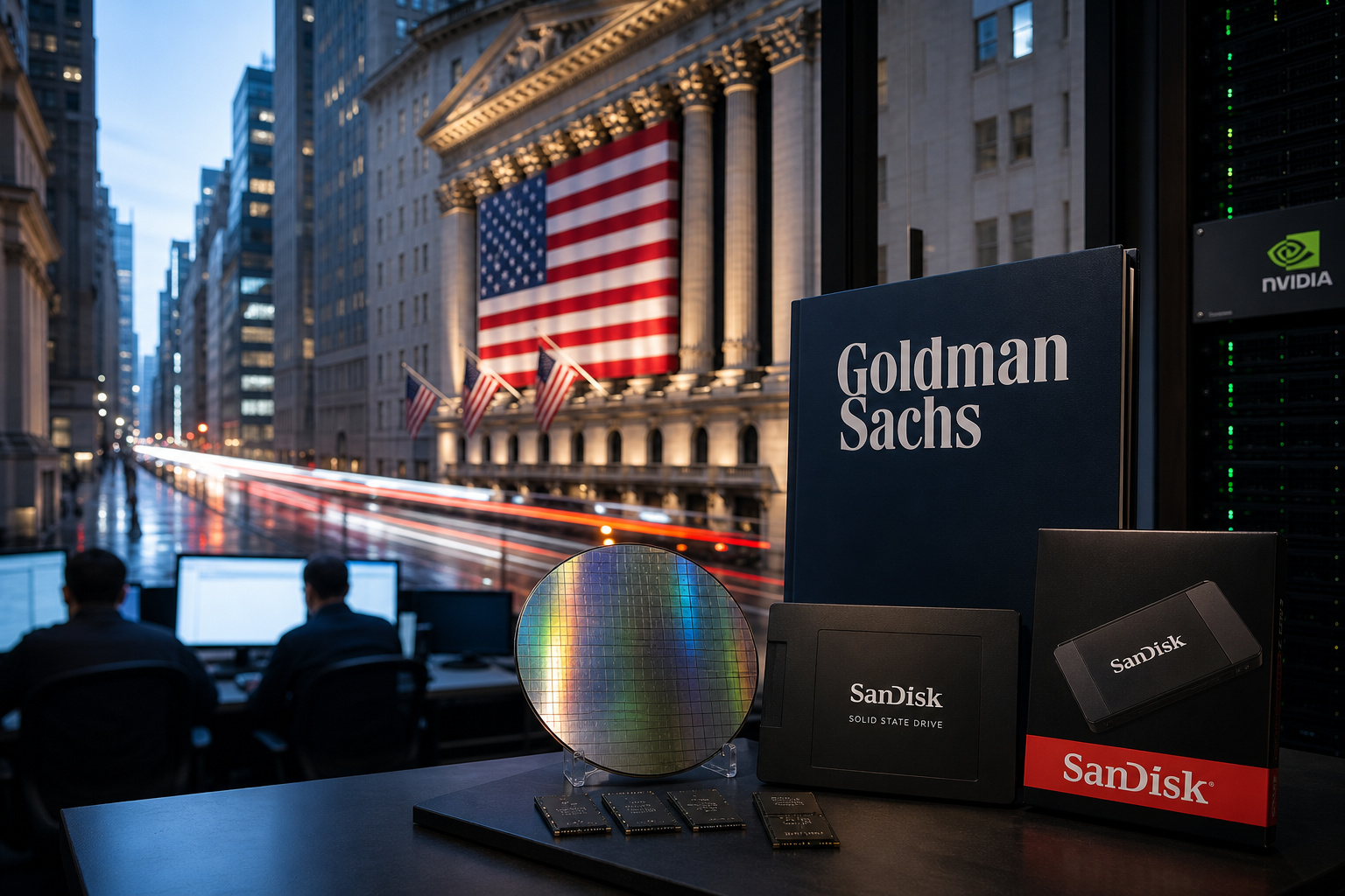 U.S. premarket mixed as Goldman backs SanDisk and sees HBF opening new AI storage upside