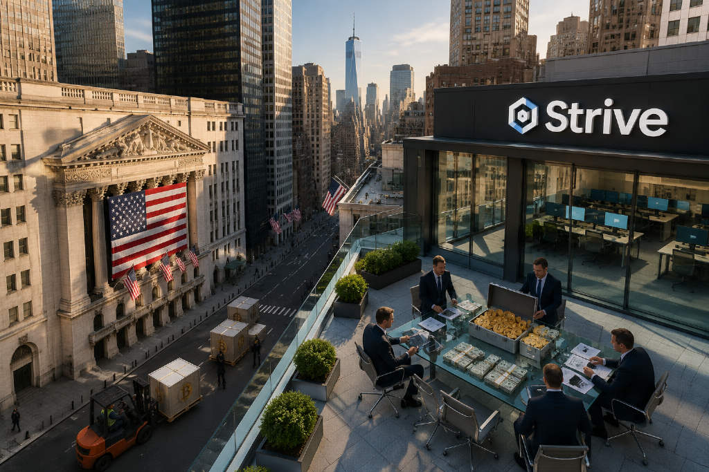 Strive旗下SATA距面值2美分,盘前交易开放暗示比特币增持