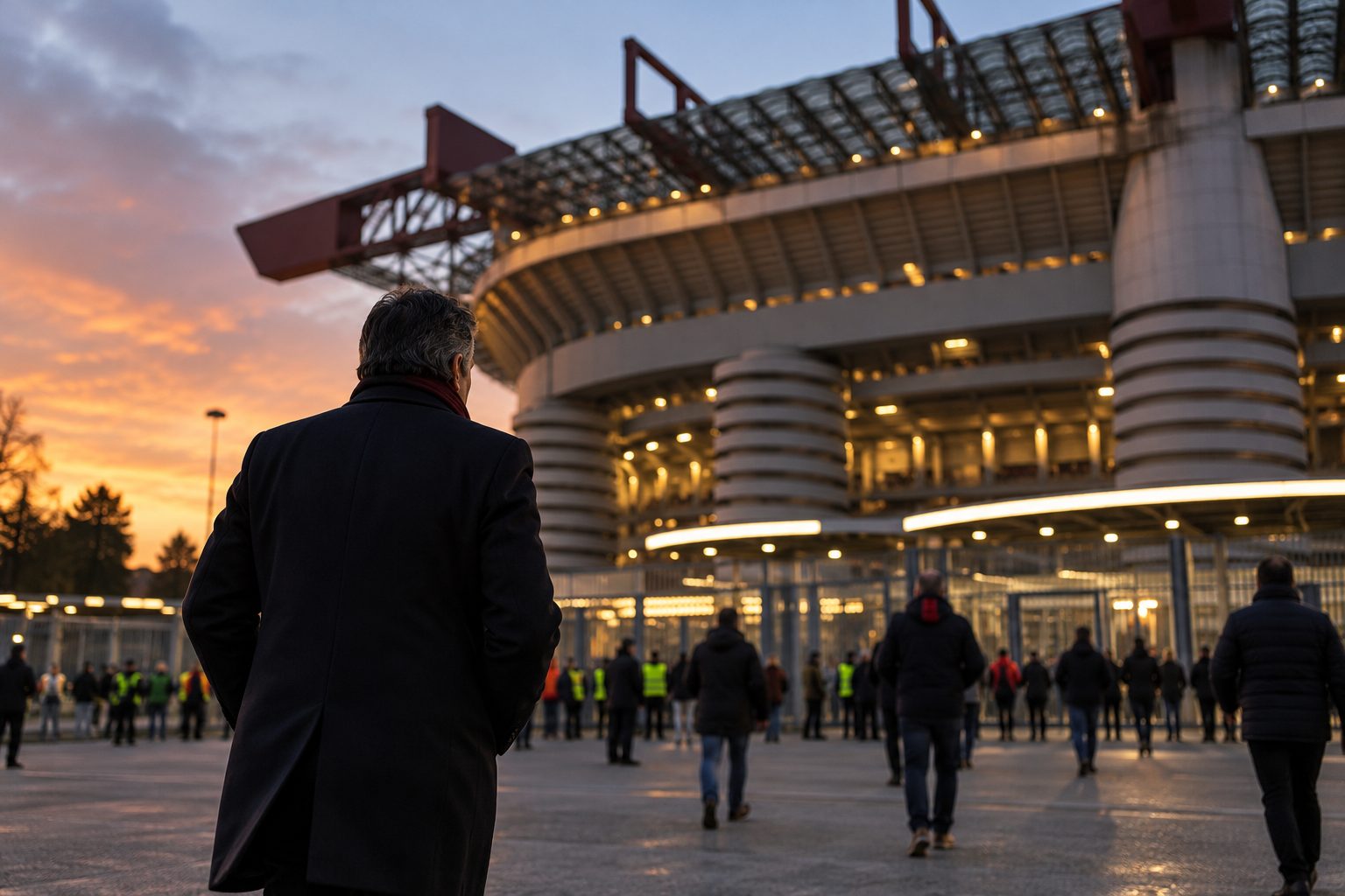 Gerry Cardinale attends San Siro before Bologna match