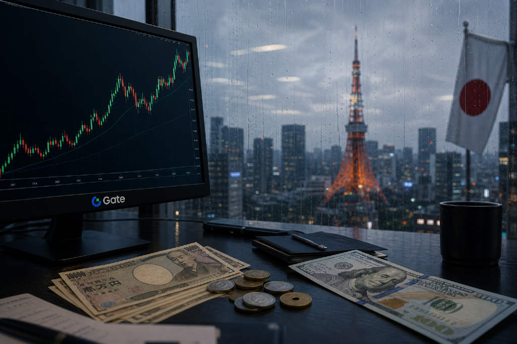 美元兑日元升破 159.0,24 小时上涨 0.4%