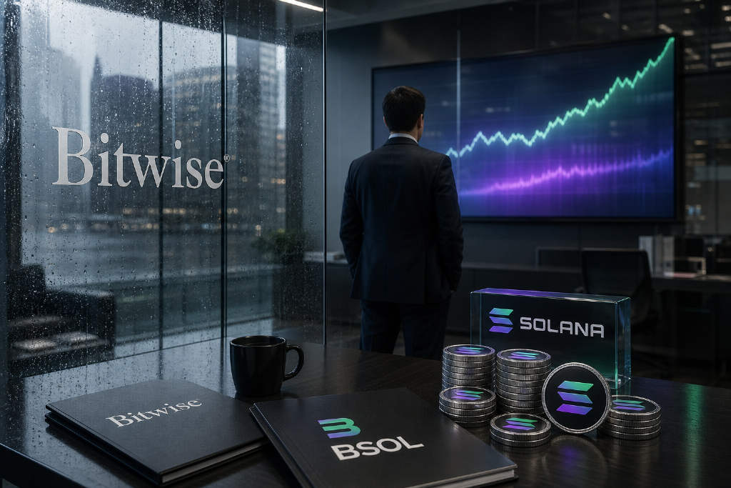 Bitwise 客户连续 5 日买入 SOL,累计净买入接近 10 亿美元