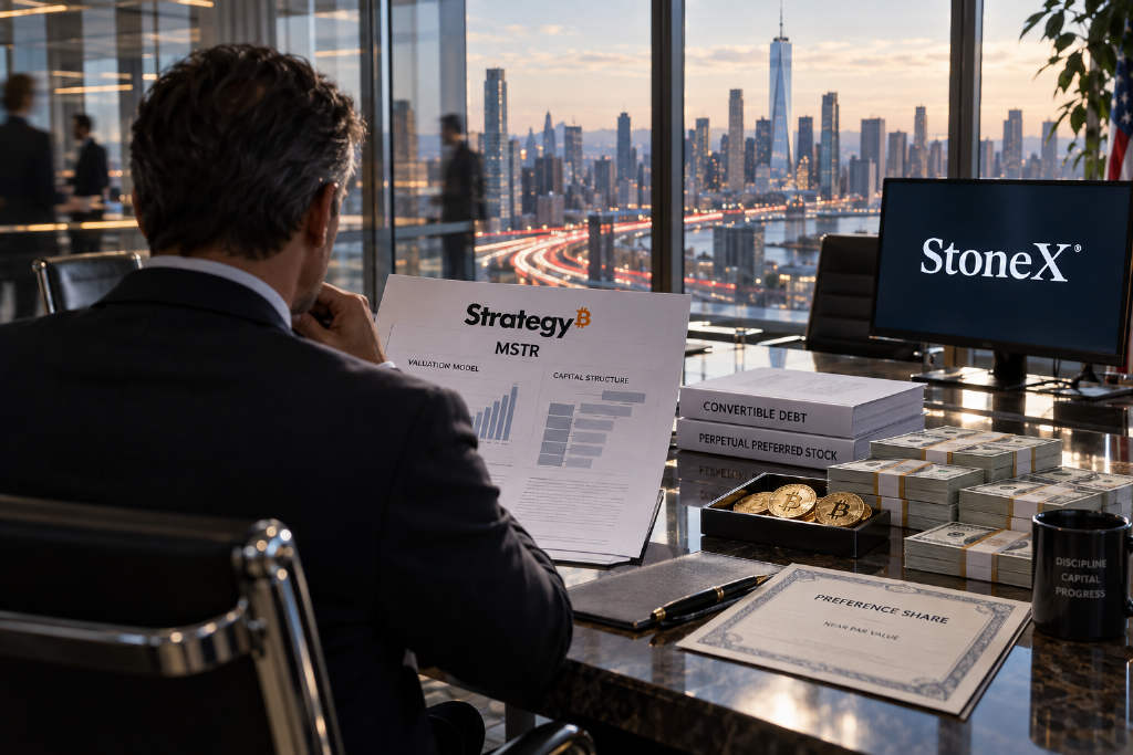 StoneX analyst Mark Palmer explains why it cut MSTR target price to $435