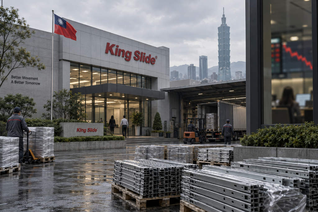 King Slide shares hit limit down after September revenue fell 31% from August
